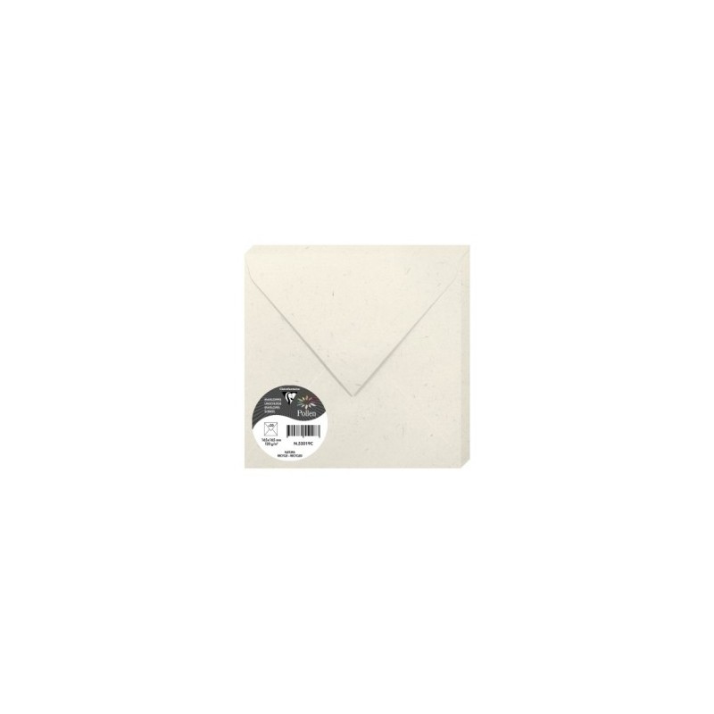 55019C-SOBRE CLAIREFONTAINE 165x165 NATURA P/20 precio por 1 unidades