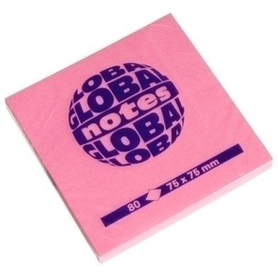 5654-32-TACO NOTAS 80h 75x75 ROSA precio por 12 unidades