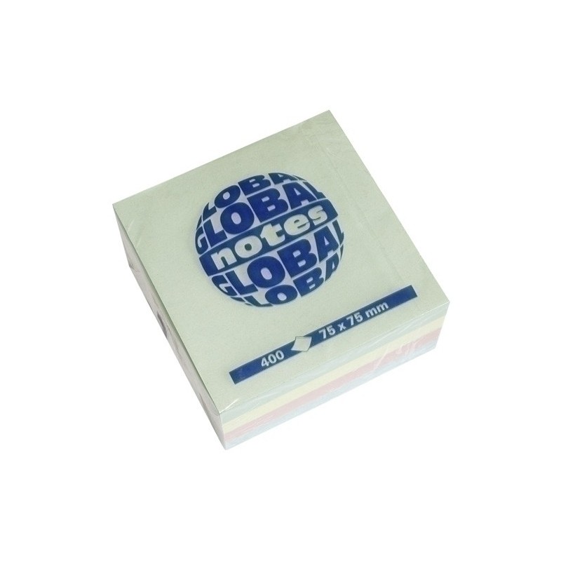 5820-98-TACO NOTAS CUBO 400h 75x75 PASTEL precio por 1 unidades
