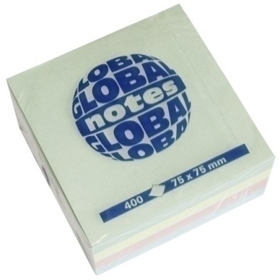 5820-98-TACO NOTAS CUBO 400h 75x75 PASTEL precio por 1 unidades