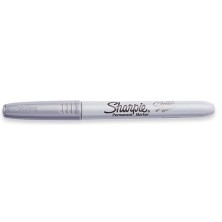 1891063-ROTUL.PAPERMATE SHARPIE METALLIC F PLATA precio por 1 unidades