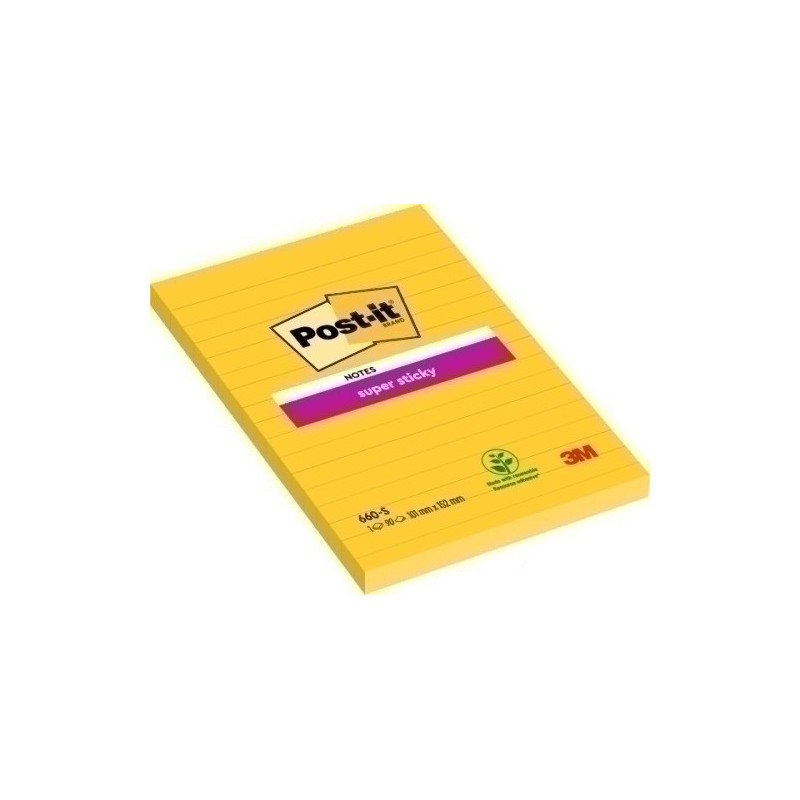 660-S-TACO NOTAS POST-IT 660 101x152 C/ LINEAS precio por 1 unidades