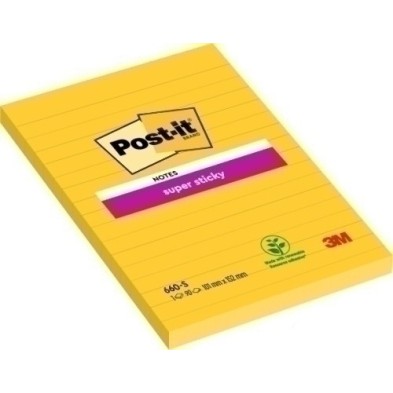 660-S-TACO NOTAS POST-IT 660 101x152 C/ LINEAS precio por 1 unidades