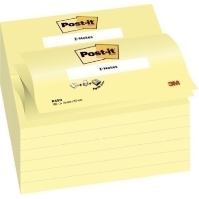 R350 CY-TACO NOTAS POST-IT R 350     76X127 precio por 12 unidades