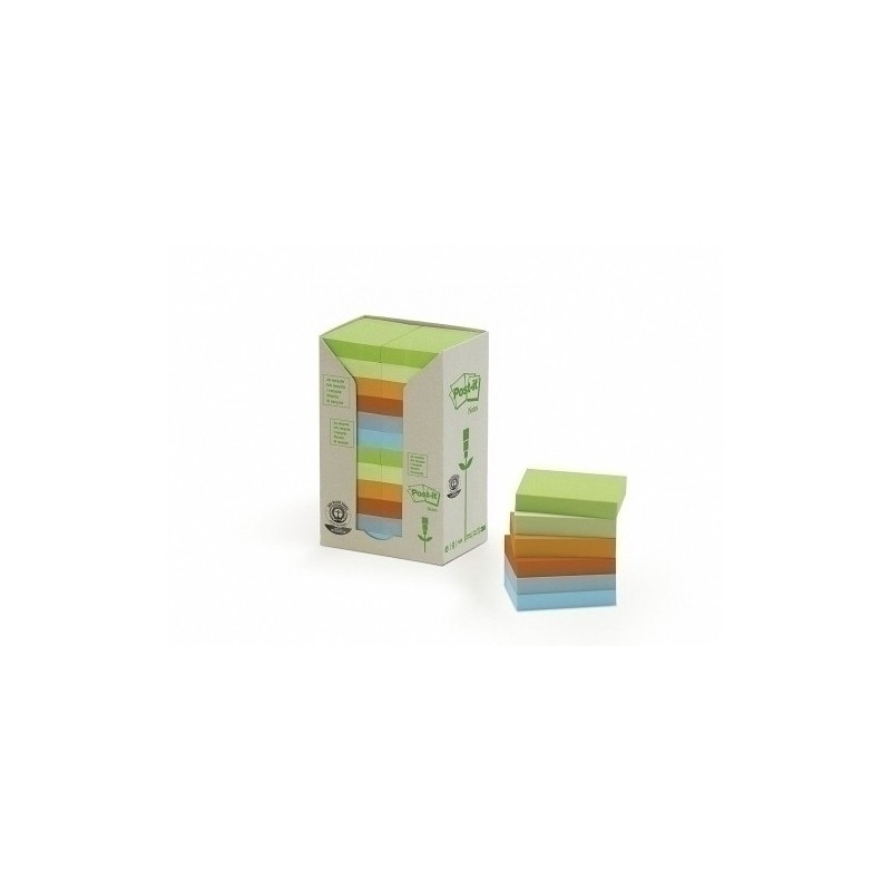 653-1RPT-TACO NOTAS POST-IT RECICL. ARC. 653/1RPT precio por 12 unidades