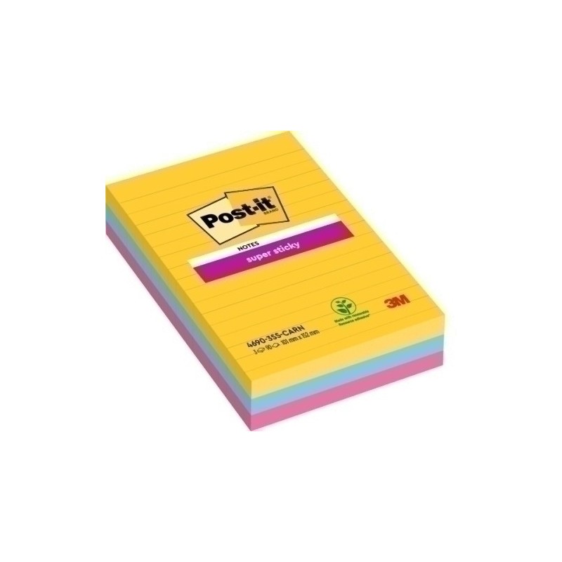 4690-3SS-CARN-TACO NOTAS POST-IT 4690 101x152 P/3 precio por 1 unidades