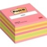2028-NP-TACO NOTAS POST-IT CUBO 450 H.ROSA NEON precio por 1 unidades