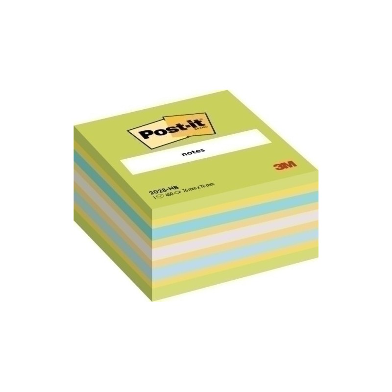 2028-NB-TACO NOTAS POST-IT CUBO 450 H.AZ/VER NEO precio por 1 unidades
