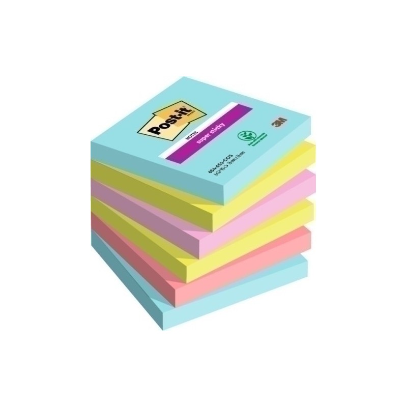 654-6SS-COS-TACO NOTAS POST-IT 654 76x76 P/6 precio por 1 unidades