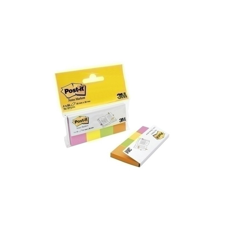 670-4N-TACO NOTAS POST-IT 670/4     20X38 precio por 12 unidades