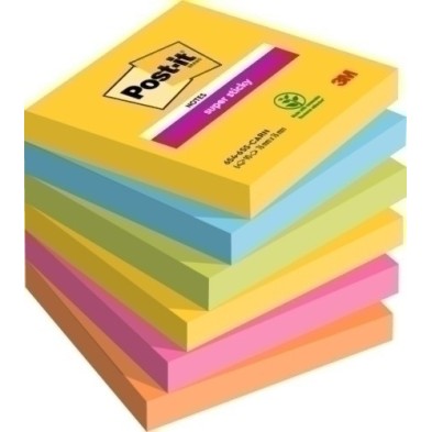 654-6SS-CARN-TACO NOTAS POST-IT 654 76x76 P/6 precio por 1 unidades