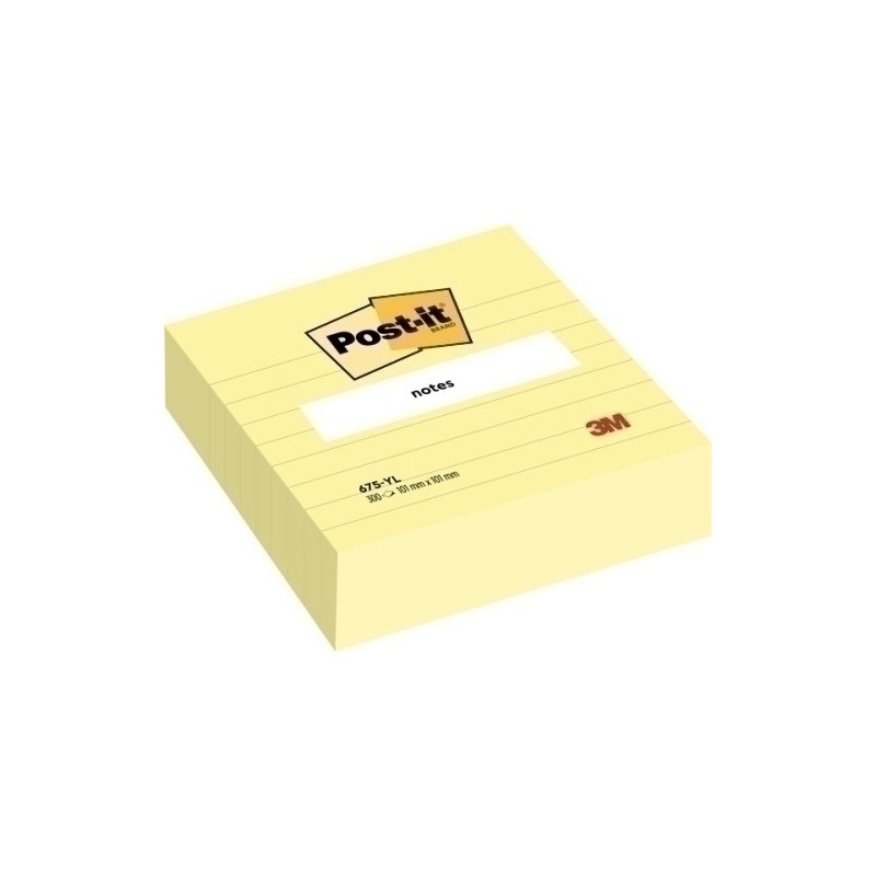 675-YL-TACO NOTAS POST-IT CUBO 100x100 300H. AM precio por 1 unidades