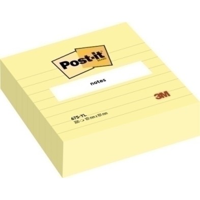 675-YL-TACO NOTAS POST-IT CUBO 100x100 300H. AM precio por 1 unidades