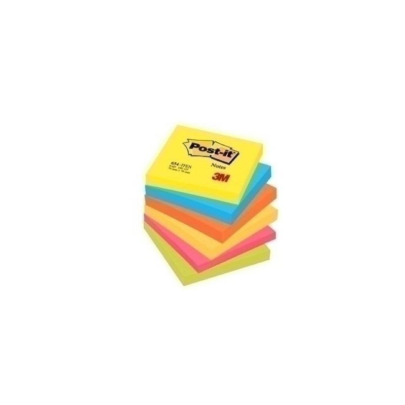 654-TFEN-TACO NOTAS POST-IT 654 76x76 P/6 precio por 1 unidades