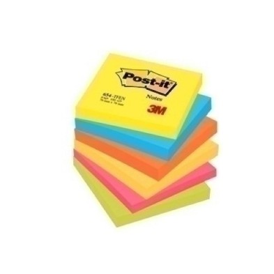 654-TFEN-TACO NOTAS POST-IT 654 76x76 P/6 precio por 1 unidades