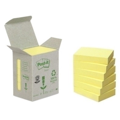 653-1B-TACO NOTAS POST-IT RECICL. 653 38x51 P/6 precio por 1 unidades