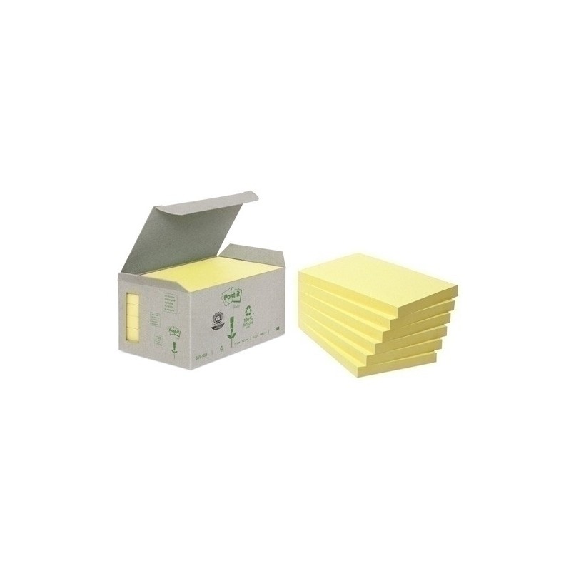 655-1B-TACO NOTAS POST-IT RECICL. 655 76x127 P/ precio por 1 unidades