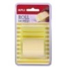 18190-TACO NOTAS APLI EN ROLLO DE 8mx 5cm AMAR precio por 1 unidades