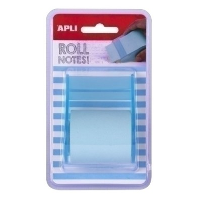 18193-TACO NOTAS APLI EN ROLLO DE 8mx 5cm AZUL precio por 1 unidades