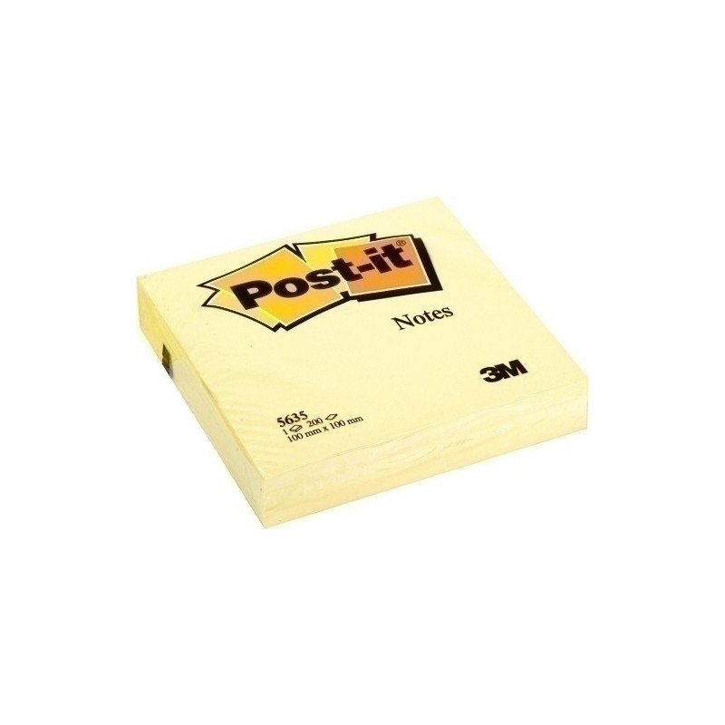 5635-XL-TACO NOTAS POST-IT 5635 200hj. 101X101 precio por 1 unidades