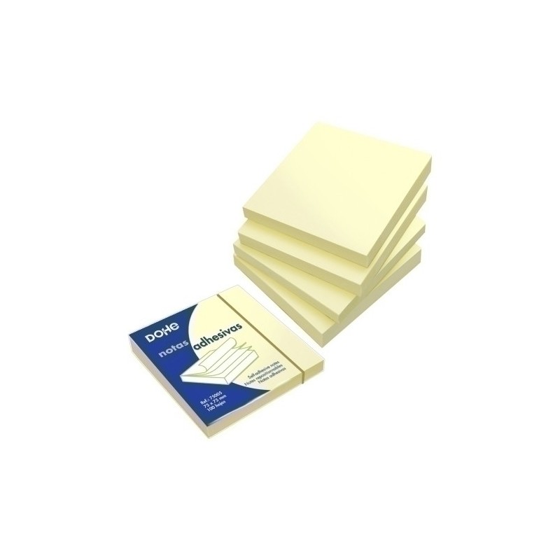 75005-TACO NOTAS DOHE 75 x 75 AMARILLO precio por 12 unidades