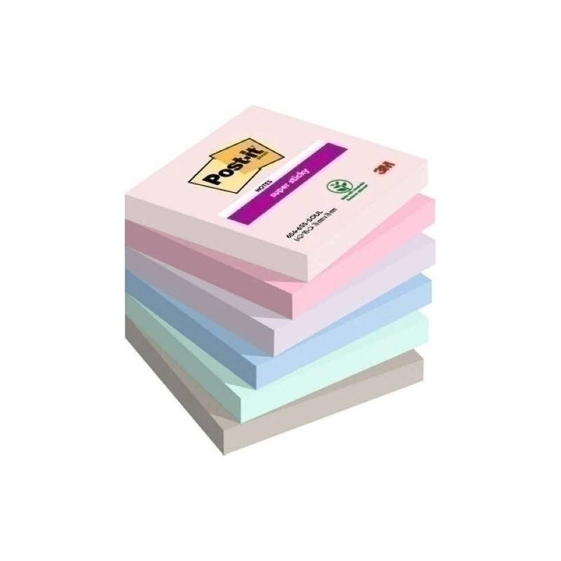 654-6SS-SOUL-TACO NOTAS POST-IT 654 76x76 P/6 precio por 1 unidades