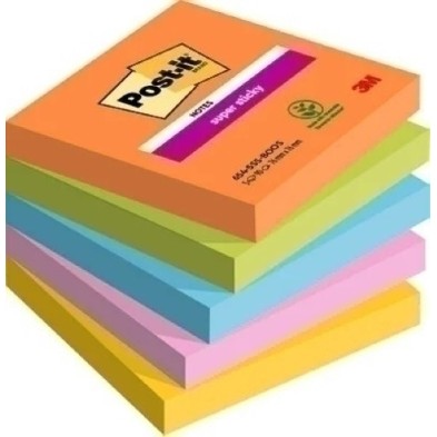 654-5SS-BOOS-TACO NOTAS POST-IT 654 76x76 P/5 precio por 1 unidades