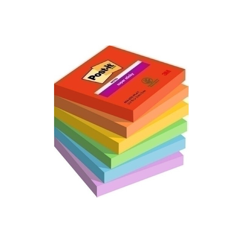 654-6SS-PLAY-TACO NOTAS POST-IT 654 76x76 P/6 precio por 1 unidades