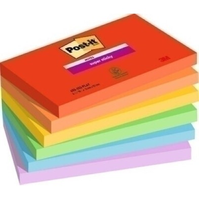 655-6SS-PLAY-TACO NOTAS POST-IT 655 76x127 P/6 precio por 1 unidades