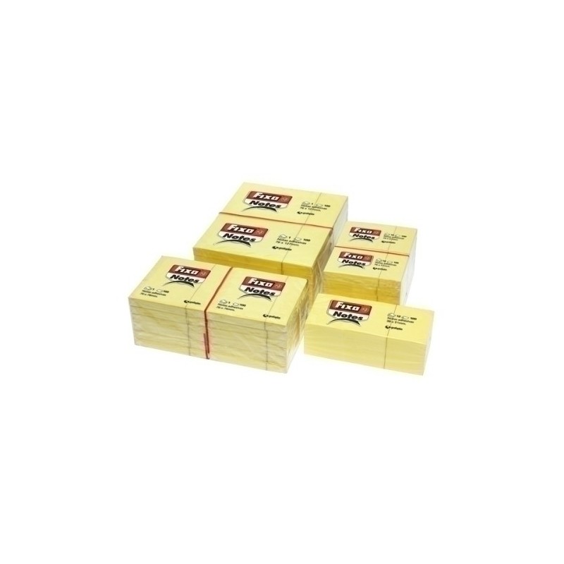 65005360-TACO NOTAS FIXO 100h  38x51 AMARILLO P/1 precio por 24 unidades