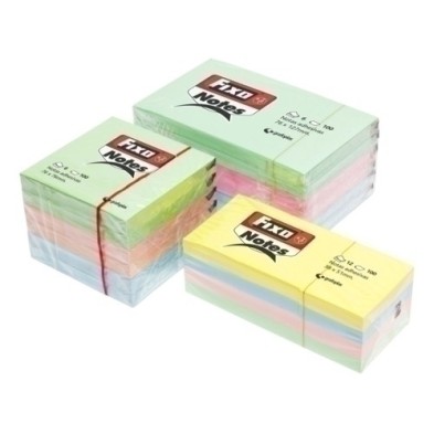 65005390-TACO NOTAS FIXO 100h  38x51 PASTEL P/12 precio por 24 unidades