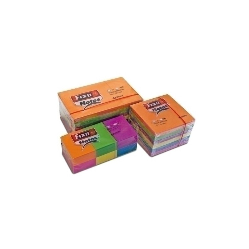 65005580-TACO NOTAS FIXO 100h  76x127 NEON precio por 144 unidades
