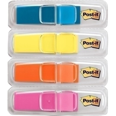 683-4ABX-DISPENSADOR BANDERITAS  ADHE. 1/2" 4COLS precio por 6 unidades
