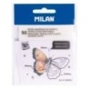 411260050-NOTAS ADHESIVAS MILAN 50h 76x76 TRANS. precio por 18 unidades