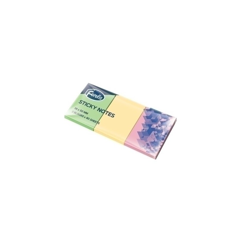 91023-TACO NOTAS FOROFIS 240h 38x50 NEON PK. 3 precio por 1 unidades