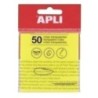 19569-NOTAS ADHESIVAS APLI 50h 75x75 TRAS.AMA precio por 1 unidades