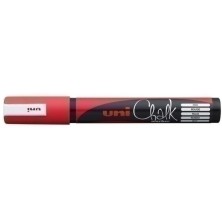 264663000-ROTUL.UNIBALL CHALK MARKER PWE-5M ROJO precio por 6 unidades