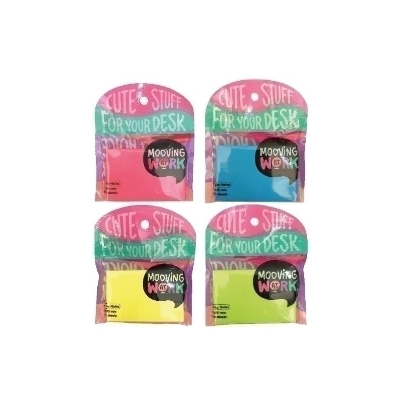 2112100112-TACO NOTAS MOOVING 50x75 4 COLORES SURT. precio por 1 unidades
