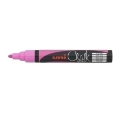 264655000-ROTUL.UNIBALL CHALK MARKER PWE-5M ROSA precio por 6 unidades