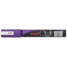 264689000-ROTUL.UNIBALL CHALK MARKER PWE-5M VIOLET precio por 6 unidades