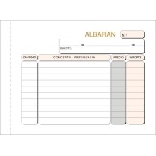 T-123-TALONARIO ALBARANES 8º APDO DUPLI LOAN precio por 10 unidades