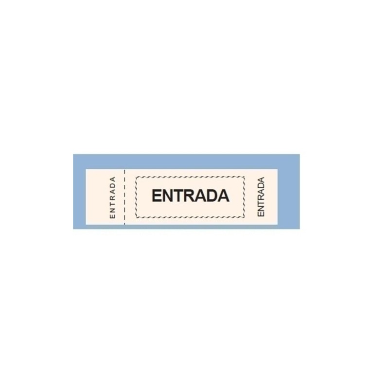T-42-TALONARIO ENTRADAS LOAN COLORES SURTIDOS precio por 1 unidades