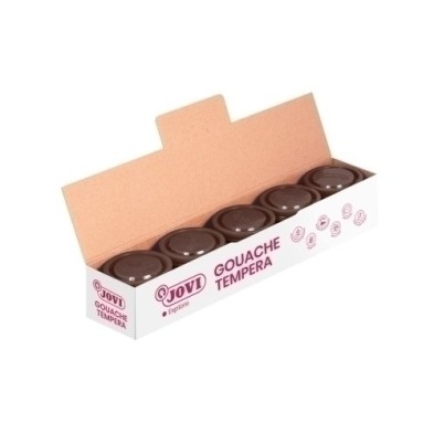 50312-TEMPERA JOVI  35 ml  MARRON precio por 5 unidades