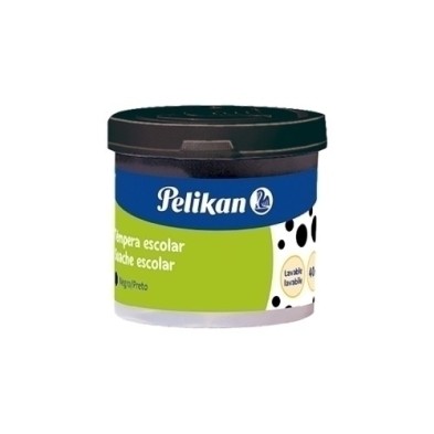 100435945-TEMPERA PELIKAN 40 ml 742/40 NEGRO precio por 6 unidades