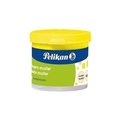 100435942-TEMPERA PELIKAN 40 ml 742/40 AMARILLO precio por 6 unidades