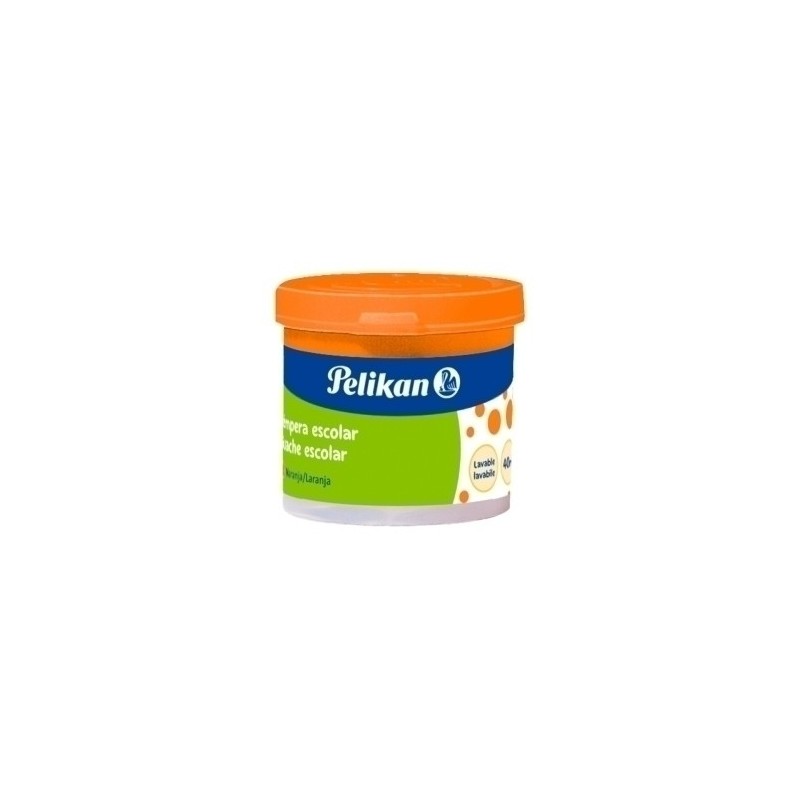 100435949-TEMPERA PELIKAN 40 ml 742/40 NARANJA precio por 6 unidades