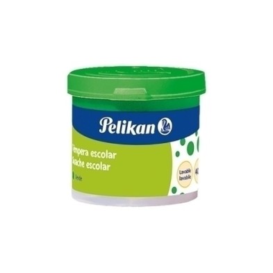 100435947-TEMPERA PELIKAN 40 ml 742/40 VERDE AMAR. precio por 6 unidades