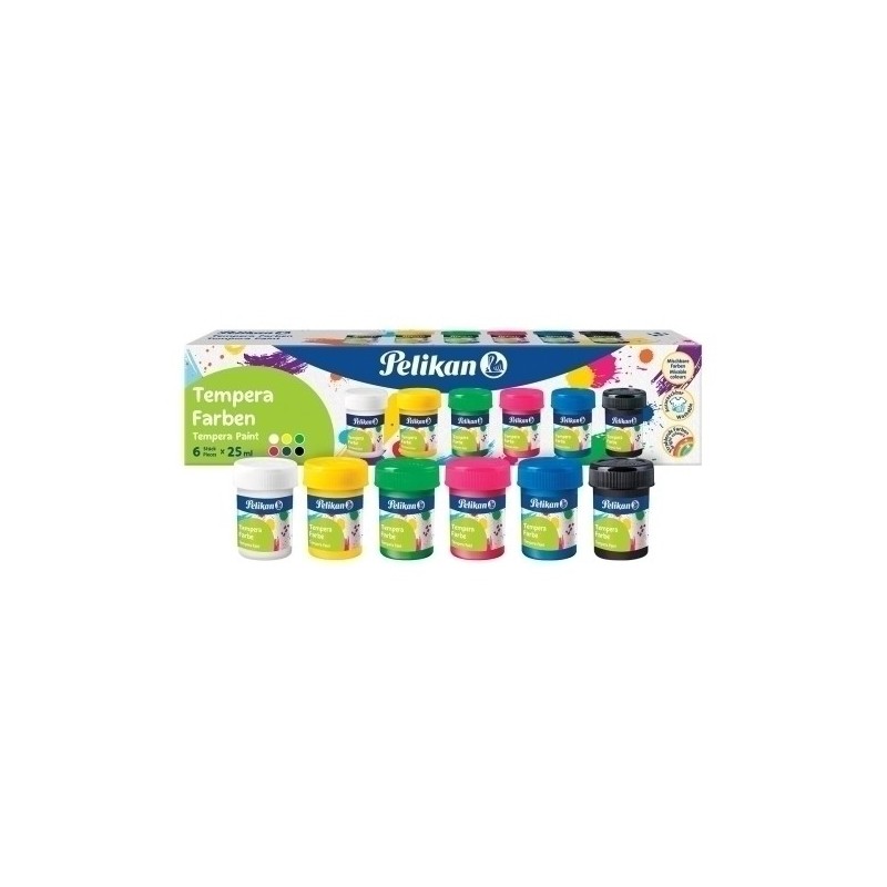 400141587-TEMPERA PELIKAN 25 ml 741/6 EST. 6 precio por 1 unidades