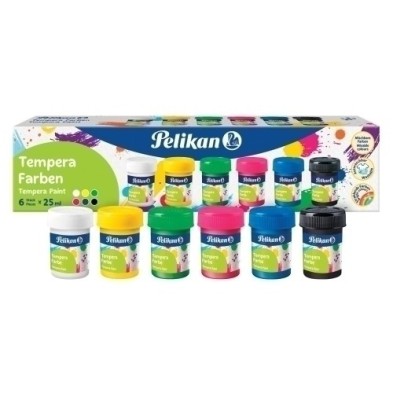 400141587-TEMPERA PELIKAN 25 ml 741/6 EST. 6 precio por 1 unidades