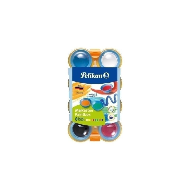 100401612-ACUARELAS PELIKAN 755 INFANTIL ESTUCHE 8 precio por 1 unidades